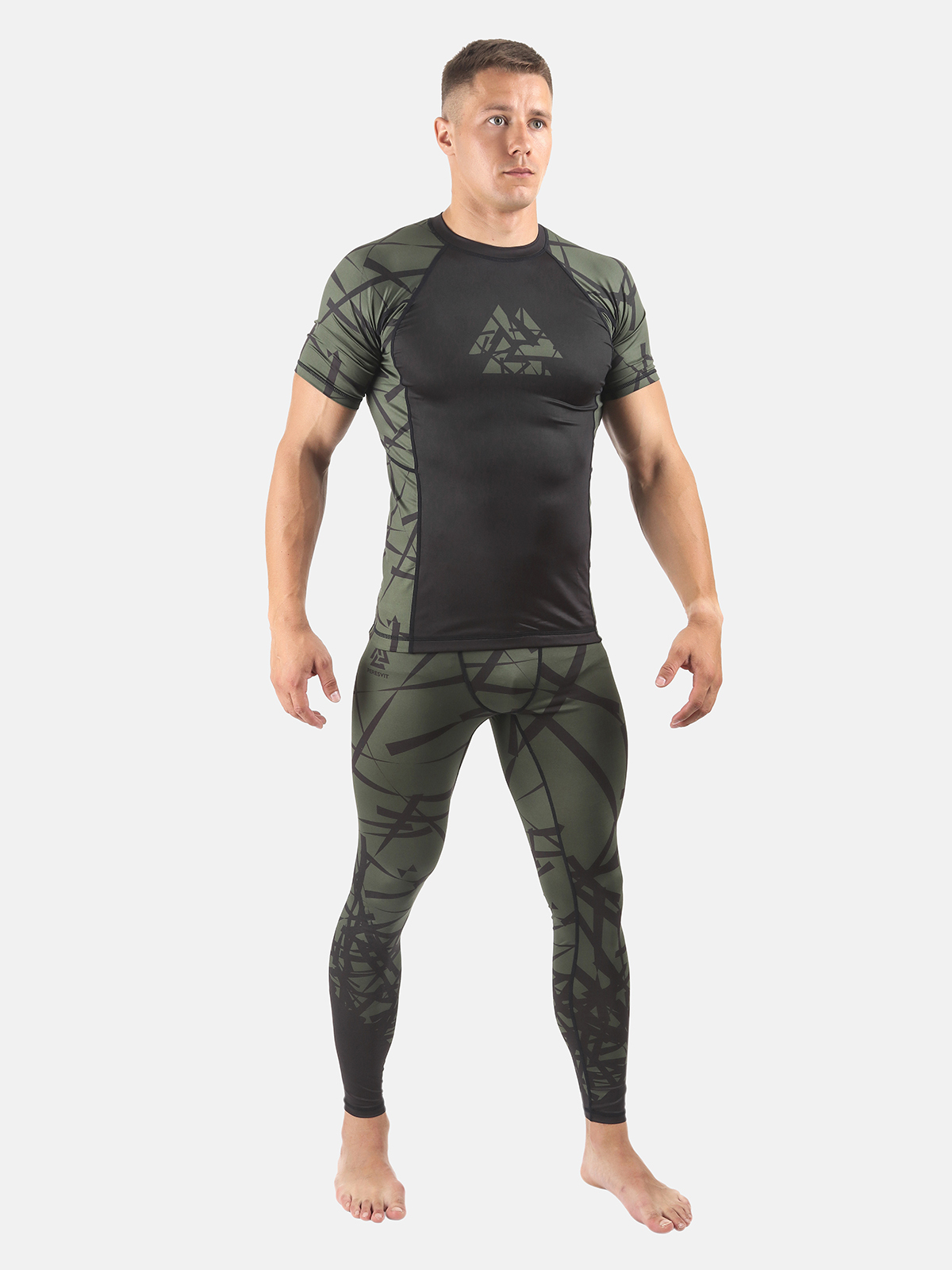 Peresvit Rival Rashguard Riffle Green Shortsleeve, Photo № 6